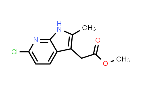 CAS No. 872366-94-4, 1H-Pyrrolo[2,3-b]pyridine-3-acetic acid, 6-chloro-2-methyl-, methyl ester