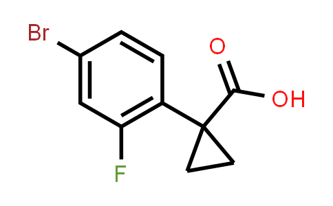 CAS No. 872422-15-6, 1-(4-Bromo-2-fluorophenyl)cyclopropanecarboxylic acid
