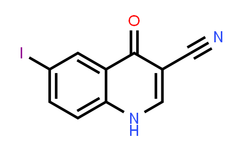 CAS No. 872576-92-6, 3-Quinolinecarbonitrile, 1,4-dihydro-6-iodo-4-oxo-