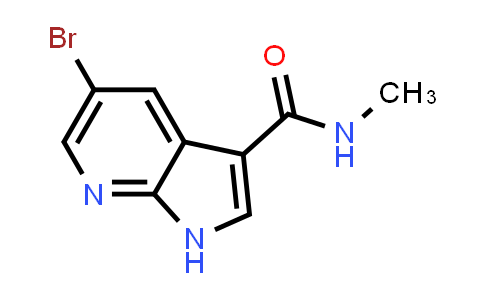 CAS No. 872620-93-4, 5-Bromo-N-methyl-1H-pyrrolo[2,3-b]pyridine-3-carboxamide