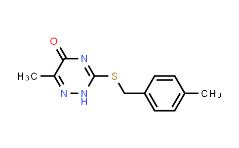 CAS No. 872629-58-8, 6-Methyl-3-[(4-methylbenzyl)thio]-1,2,4-triazin-5(2H)-one