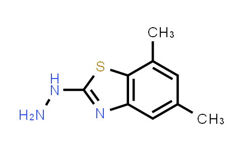 CAS No. 872696-08-7, 2-Hydrazino-5,7-dimethyl-1,3-benzothiazole