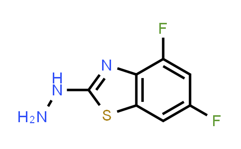 CAS No. 872696-11-2, 4,6-Difluoro-2-hydrazino-1,3-benzothiazole