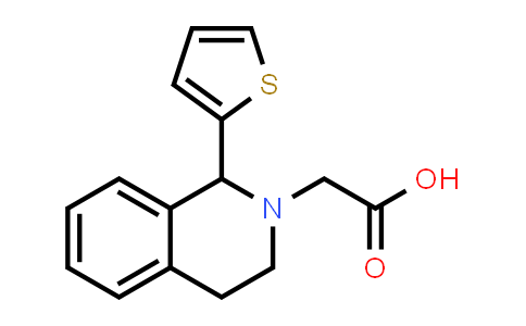 CAS No. 872696-23-6, [1-(2-Thienyl)-3,4-dihydroisoquinolin-2(1H)-yl]acetic acid