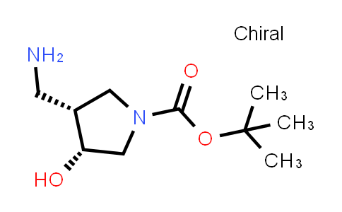 CAS No. 872714-78-8, cis-tert-Butyl 3-(aminomethyl)-4-hydroxypyrrolidine-1-carboxylate