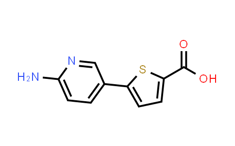 CAS No. 872838-44-3, 5-(6-Aminopyridin-3-yl)thiophene-2-carboxylic acid