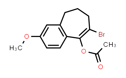 CAS No. 872857-86-8, 8-Bromo-3-methoxy-6,7-dihydro-5H-benzo[7]annulen-9-yl acetate