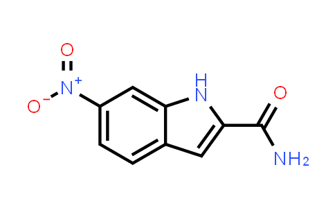CAS No. 873055-05-1, 6-Nitro-1H-indole-2-carboxamide