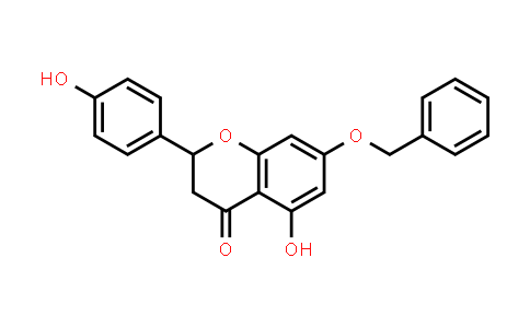 CAS No. 874202-29-6, 4H-1-Benzopyran-4-one, 2,3-dihydro-5-hydroxy-2-(4-hydroxyphenyl)-7-(phenylmethoxy)-