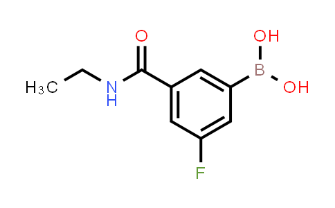 CAS No. 874219-38-2, (3-(Ethylcarbamoyl)-5-fluorophenyl)boronic acid