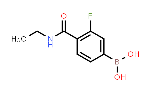 CAS No. 874289-12-0, (4-(Ethylcarbamoyl)-3-fluorophenyl)boronic acid