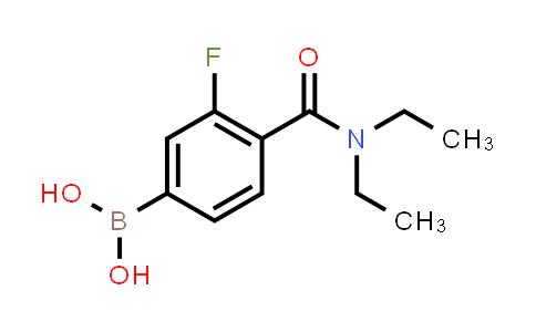 CAS No. 874289-14-2, (4-(Diethylcarbamoyl)-3-fluorophenyl)boronic acid