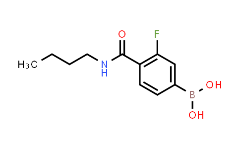 CAS No. 874289-17-5, (4-(Butylcarbamoyl)-3-fluorophenyl)boronic acid