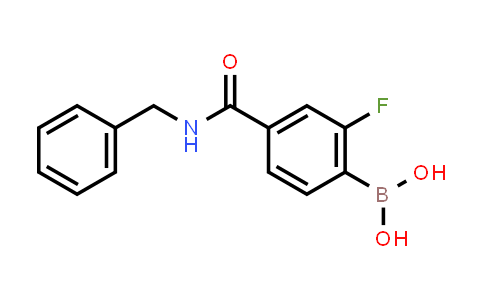CAS No. 874289-36-8, (4-(Benzylcarbamoyl)-2-fluorophenyl)boronic acid