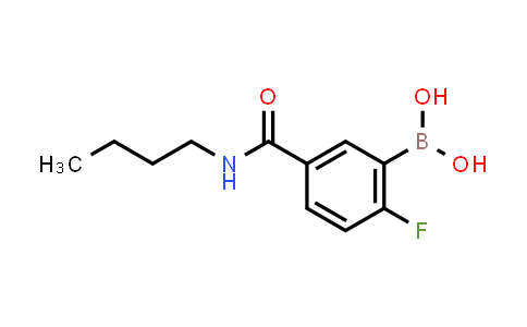 CAS No. 874289-50-6, (5-(Butylcarbamoyl)-2-fluorophenyl)boronic acid