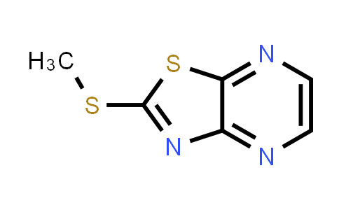CAS No. 87444-23-3, 2-(methylthio)thiazolo[4,5-b]pyrazine