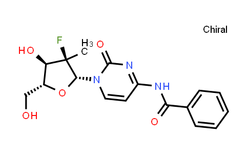 DY576581 | 874638-98-9 | N-(1-((2R,3R,4R,5R)-3-fluoro-4-hydroxy-5-(hydroxymethyl)-3-methyltetrahydrofuran-2-yl)-2-oxo-1,2-dihydropyrimidin-4-yl)benzamide