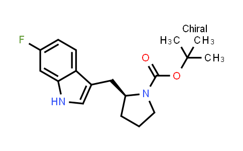 MC576592 | 874774-56-8 | tert-Butyl (2S)-2-[(6-fluoro-1H-indol-3-yl)methyl]pyrrolidine-1-carboxylate