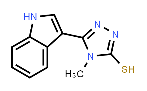CAS No. 874782-55-5, 5-(1H-Indol-3-yl)-4-methyl-4H-1,2,4-triazole-3-thiol