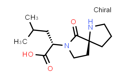 CAS No. 874806-94-7, 1,7-Diazaspiro[4.4]nonane-7-acetic acid, a-(2-methylpropyl)-6-oxo-, (aS,5S)-