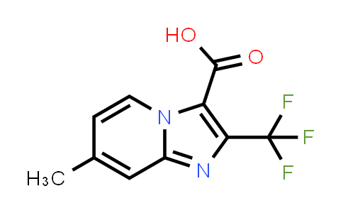 CAS No. 874830-65-6, 7-Methyl-2-(trifluoromethyl)imidazo[1,2-a]pyridine-3-carboxylic acid