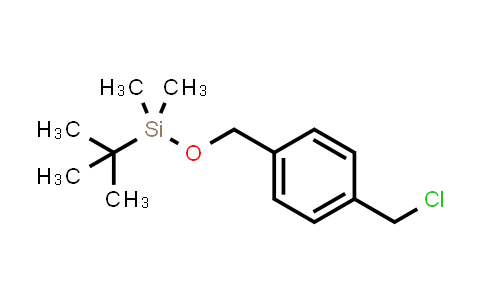 CAS No. 874883-18-8, tert-Butyl((4-(chloromethyl)benzyl)oxy)dimethylsilane