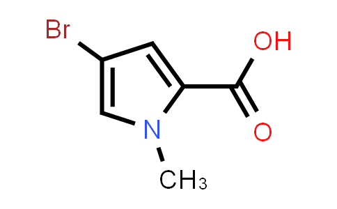 CAS No. 875160-43-3, 4-Bromo-1-methyl-1H-pyrrole-2-carboxylic acid