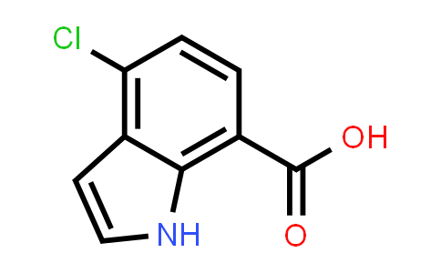 CAS No. 875305-77-4, 4-Chloro-1H-indole-7-carboxylic acid