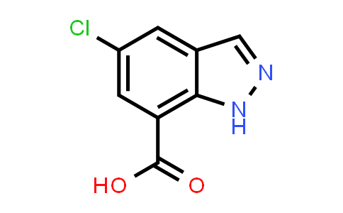 CAS No. 875305-85-4, 5-Chloro-1H-indazole-7-carboxylic acid