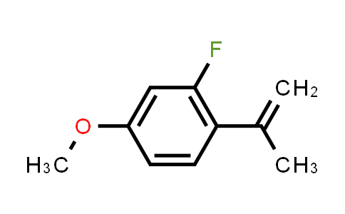 CAS No. 875446-55-2, Benzene, 2-fluoro-4-methoxy-1-(1-methylethenyl)-