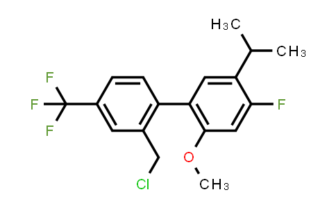 875551-28-3 | 2'-(Chloromethyl)-4-fluoro-5-isopropyl-2-methoxy-4'-(trifluoromethyl)-1,1'-biphenyl