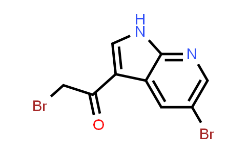 CAS No. 875639-57-9, Ethanone, 2-bromo-1-(5-bromo-1H-pyrrolo[2,3-b]pyridin-3-yl)-