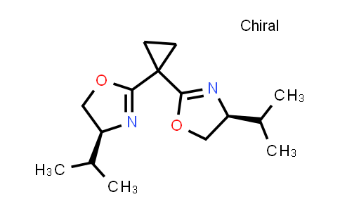875640-19-0 | (4S,4'S)-2,2'-Cyclopropylidenebis[4,5-dihydro-4-isopropyloxazole]