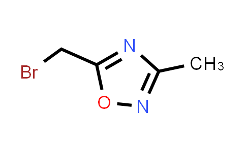 CAS No. 875644-71-6, 5-(Bromomethyl)-3-methyl-1,2,4-oxadiazole