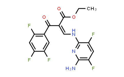875712-88-2 | Ethyl 3-((6-amino-3,5-difluoropyridin-2-yl)amino)-2-(2,4,5-trifluorobenzoyl)acrylate