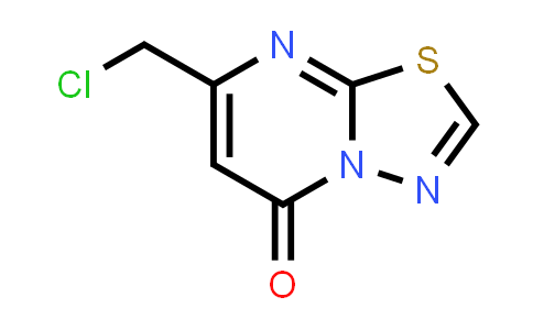 CAS No. 87572-02-9, 7-(Chloromethyl)-5H-[1,3,4]thiadiazolo[3,2-a]pyrimidin-5-one