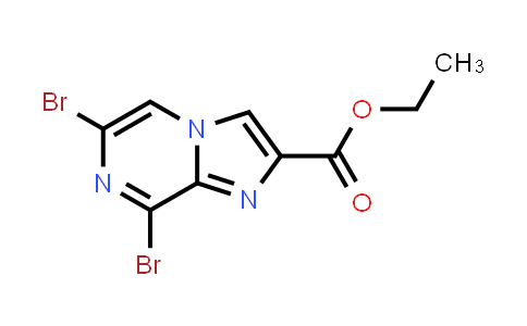 CAS No. 87597-21-5, Ethyl 6,8-dibromoimidazo[1,2-a]pyrazine-2-carboxylate