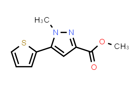 CAS No. 876316-59-5, Methyl 1-methyl-5-(thiophen-2-yl)-1H-pyrazole-3-carboxylate