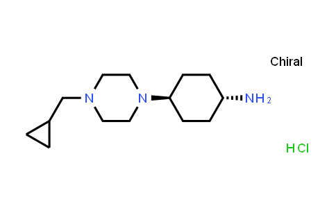 876371-19-6 | trans-4-[4-(CyclopropylMethyl)-1-piperazinyl]-cyclohexanaMine hydrochloride (1:X)