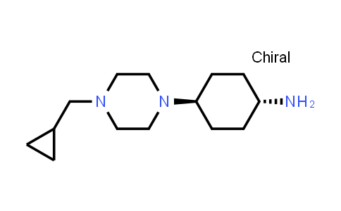 CAS No. 876461-31-3, trans-4-[4-(Cyclopropylmethyl)piperazin-1-yl]cyclohexanamine