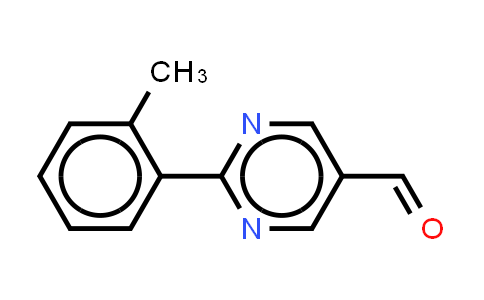 CAS No. 876710-73-5, 2-(O-tolyl)pyrimidine-5-carbaldehyde
