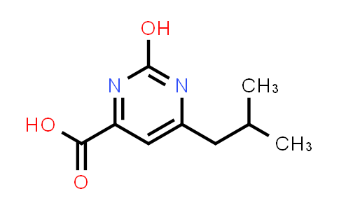 CAS No. 876715-59-2, 2-Hydroxy-6-isobutylpyrimidine-4-carboxylic acid
