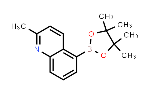 CAS No. 876922-75-7, 2-Methyl-5-(4,4,5,5-tetramethyl-1,3,2-dioxaborolan-2-yl)quinoline