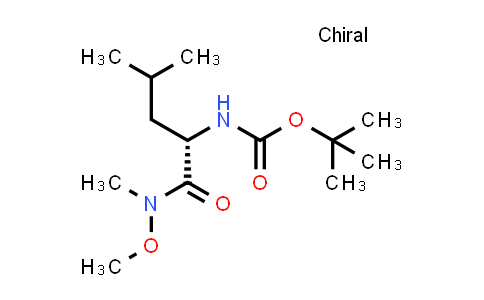CAS No. 87694-50-6, (S)-N-Methyl-N-methoxy-2-(tert-butoxycarbonylamino)-4-methylpentanamide