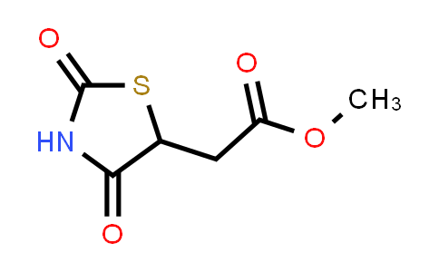 CAS No. 877-63-4, 5-Thiazolidineacetic acid, 2,4-dioxo-, methyl ester