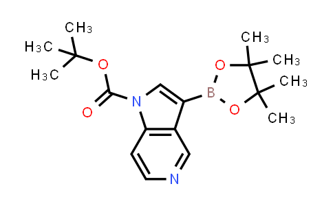 CAS No. 877060-60-1, tert-Butyl 3-(tetramethyl-1,3,2-dioxaborolan-2-yl)-1H-pyrrolo[3,2-c]pyridine-1-carboxylate
