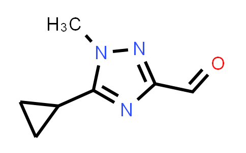 CAS No. 877133-27-2, 5-Cyclopropyl-1-methyl-1H-1,2,4-triazole-3-carbaldehyde