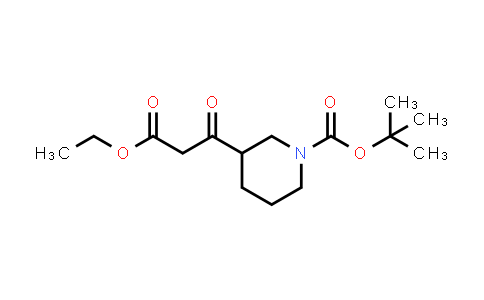 CAS No. 877173-80-3, tert-Butyl 3-(3-ethoxy-3-oxopropanoyl)piperidine-1-carboxylate