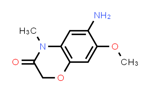 CAS No. 878160-17-9, 6-Amino-7-methoxy-4-methyl-2H-benzo[b][1,4]oxazin-3(4H)-one