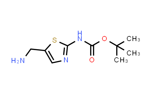 878376-13-7 | tert-Butyl N-[5-(aminomethyl)-1,3-thiazol-2-yl]carbamate